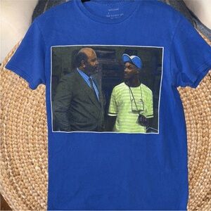 Vibrant Blue The Fresh Prince of Bell Air vintage Graphic Tee#90s#Y2K#preshrunk